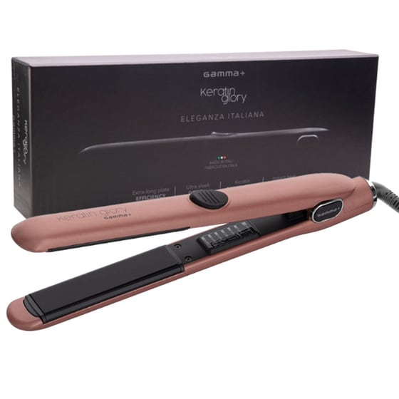 Επαγγελματική Πρέσα Μαλλιών Gamma+ Keratin Glory Rose 25,4mm image 0