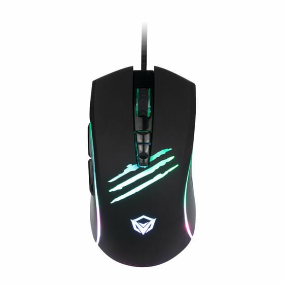 Meetion C011 RGB Gaming Ενσύρματο Ποντίκι + Mousepad Μαύρο image 1