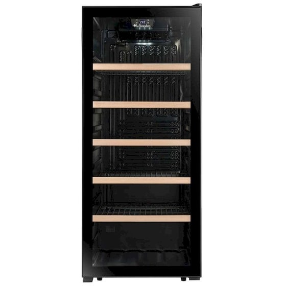 LA SOMMELIERE LS117BLACK για 121 Μπουκάλια Μαύρο Συντηρητής Κρασιών image 5