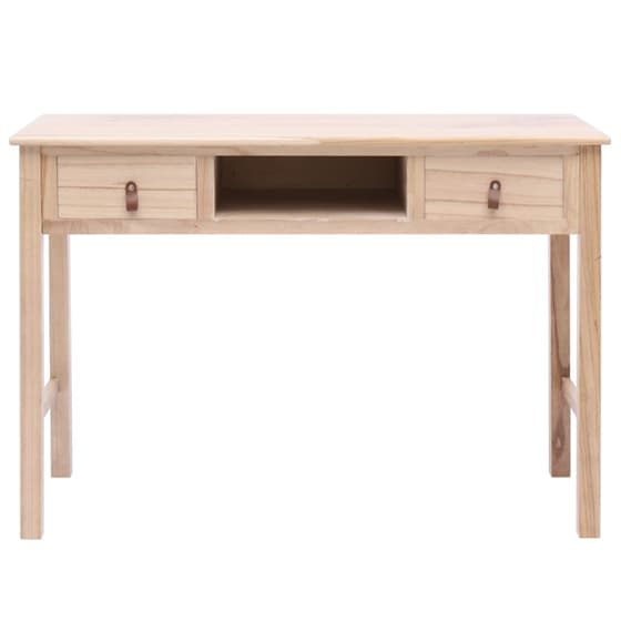 Γραφείο με Συρτάρια VidaXL από Ξύλο 110x45cm - Φυσικό image 1