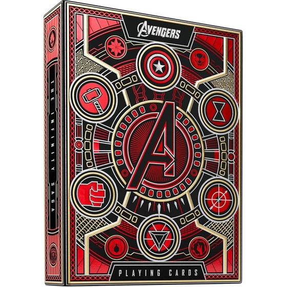 Theory 11 Συλλεκτική Τράπουλα Marvel Avengers Red Edition image 0