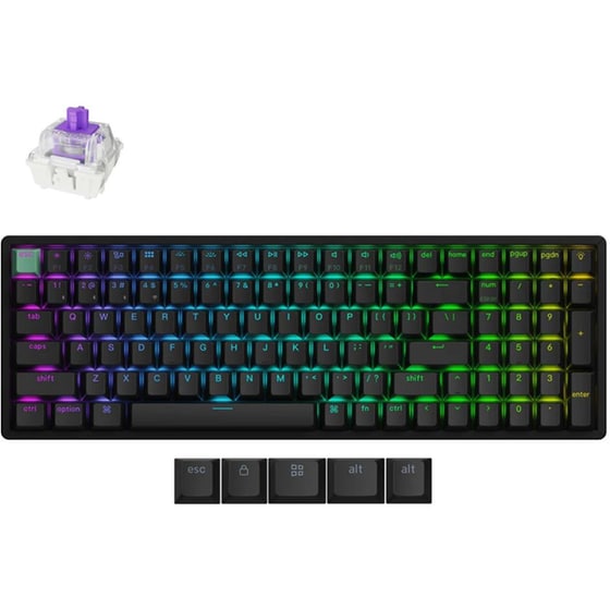 Keychron K4 HE (K4H-J1) Ασύρματο Ηall Effect Gaming Πληκτρολόγιο 96% με Magnetic διακόπτες και RGB φωτισμό (Αγγλικό US) image 0