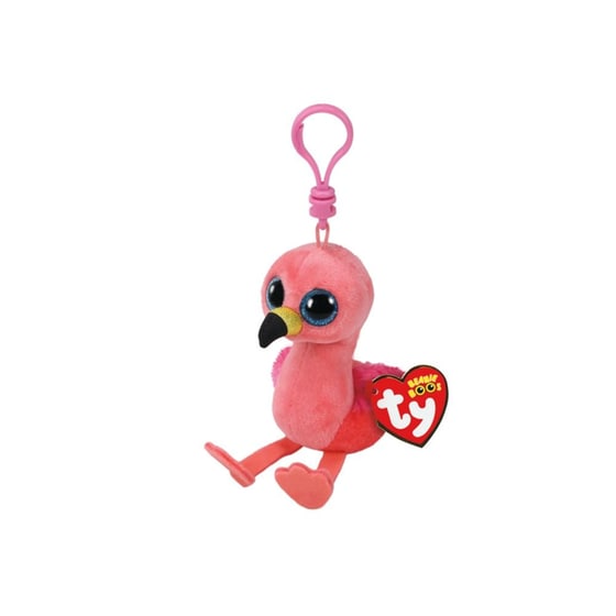 Λούτρινο TY Κλιπ Beanie Boos Gilda Φλαμίνγκο Ροζ (8.5cm) image 0