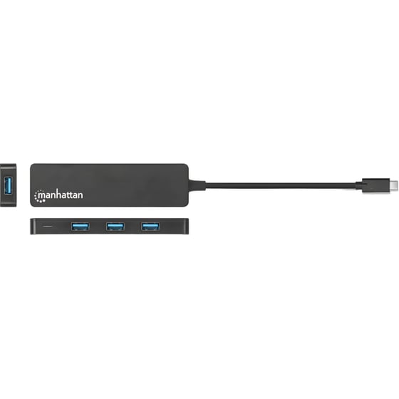 Manhattan 164924 USB Hub 4-Port USB 3.0 συμβατό με USB-C image 3