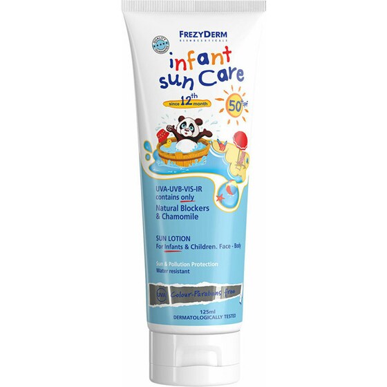 Παιδικό Αντηλιακό Γαλάκτωμα Frezyderm Infant Sun Care Για Πρόσωπο και Σώμα SPF50 100ml image 0