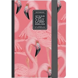 Σημειωματάριο Legam Ριγέ 10x14cm Flamingos (1 Τεμάχιο)