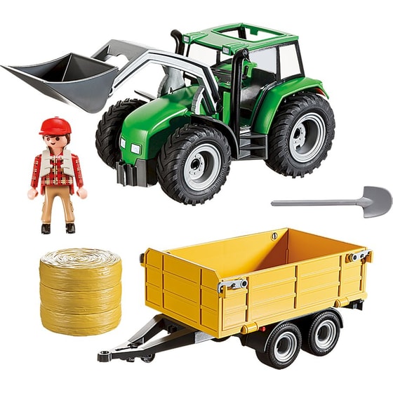 PLAYMOBIL®&nbsp; Country Τρακτέρ με Ρυμουλκούμενη Καρότσα (9317) image 2