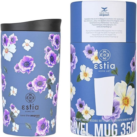 Ποτήρι Θερμός Estia Garden Blue 350ml image 0