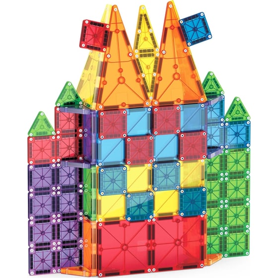Magna-Tiles® Combo Μαγνητικό Παιχνίδι Κατασκευών - 62 Κομμάτια (244062CO) image 6