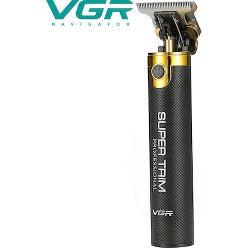 VGR Επαγγελματικό Trimmer VGR V-082 Επαναφορτιζόμενο για Γένι και Μαλλιά Μαύρο