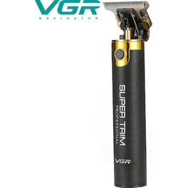 Επαγγελματικό Trimmer VGR V-082 Επαναφορτιζόμενο για Γένι και Μαλλιά Μαύρο