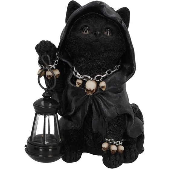 Φιγούρα Nemesis Now Adult: Gothic - Reapers Feline Lantern (18.5cm) image 0