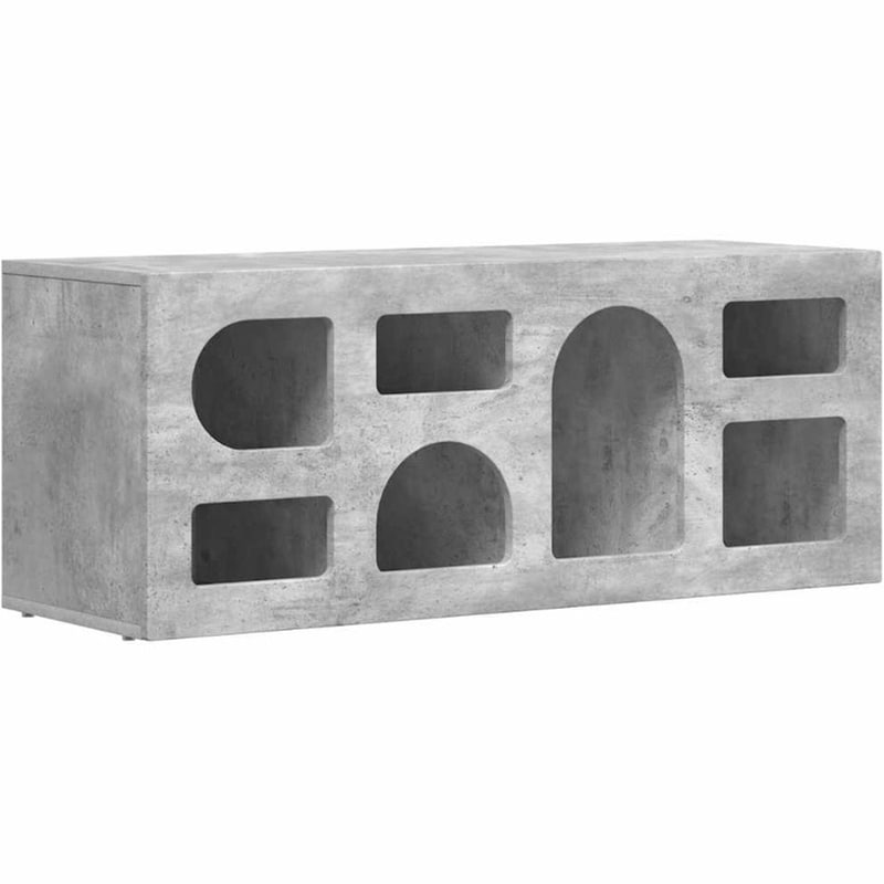 Έπιπλο Τηλεόρασης VidaXL ELST 100 x 35 x 40 cm - Γκρι Σκυροδέματος