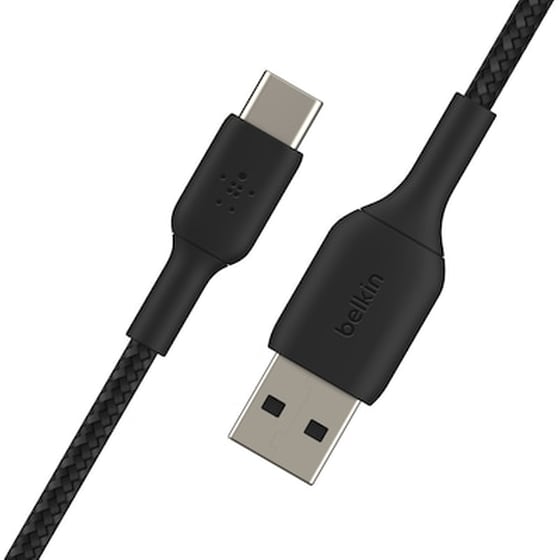 Καλώδιο δεδομένων Belkin Cab002bt3mbk Braided Usb-C to Usb 3m - Black image 1
