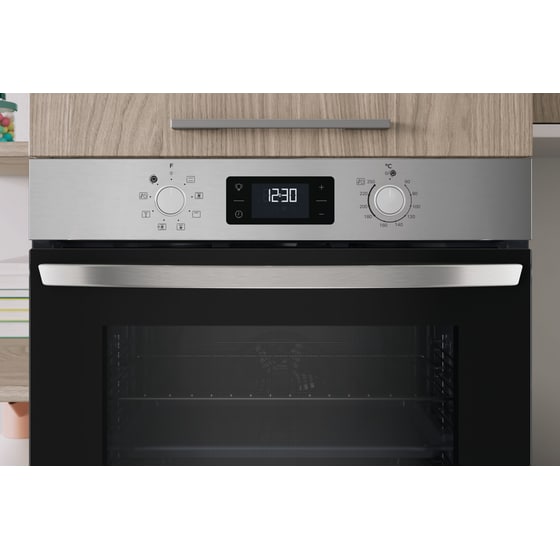 INDESIT IO 255HU X 71 Lt Inox Εντοιχιζόμενος Φούρνος Άνω Πάγκου image 4