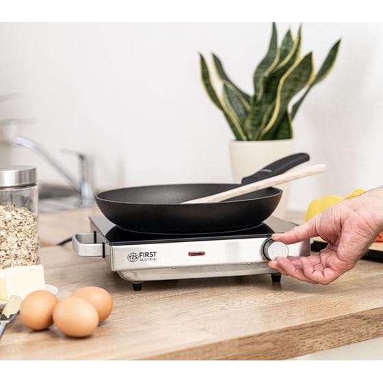 FIRST AUSTRIA FA-5097 2000 W Μαύρο Επιτραπέζια Εστία Κεραμική Μονή image 6