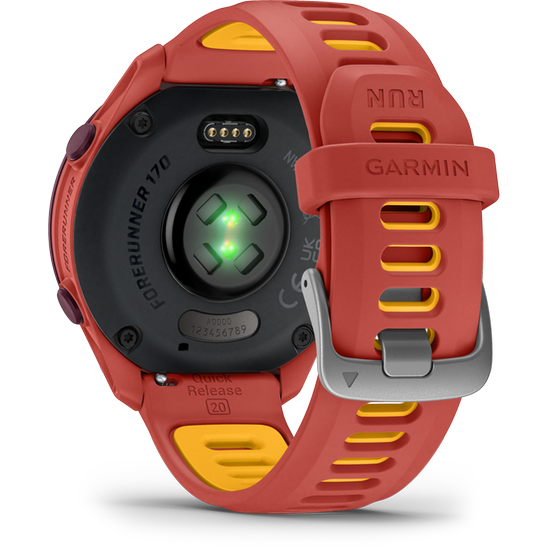 Smartwatch Garmin Forerunner 170 Music 43mm - Red Pink with Mango image 5