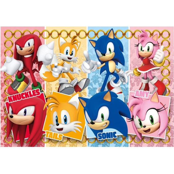 Παιδικό Παζλ Clementoni Maxi Super Color Sonic (60 Κομμάτια) image 1