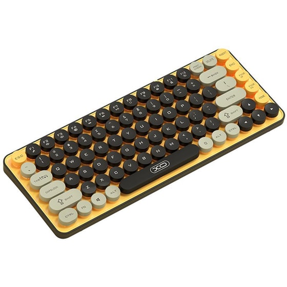 XO KB-12 Ασύρματο Bluetooth Πληκτρολόγιο Yellow (US) image 1