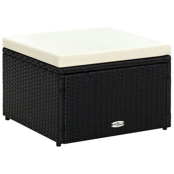 Υποπόδιο Κήπου VidaXL  Συνθετικό 53x53x30 cm - Κρεμ image 1