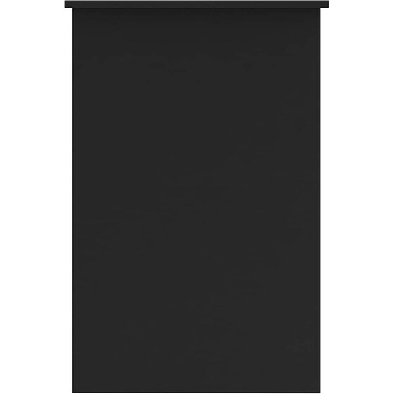 Γραφείο VidaXL από Επεξεργασμένο Ξύλο 100x50x76 cm - Μαύρο image 3