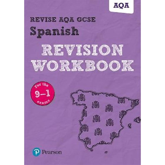 Pearson REVISE AQA GCSE Spanish Revision Workbook - 2023 and 2024 exams image 0