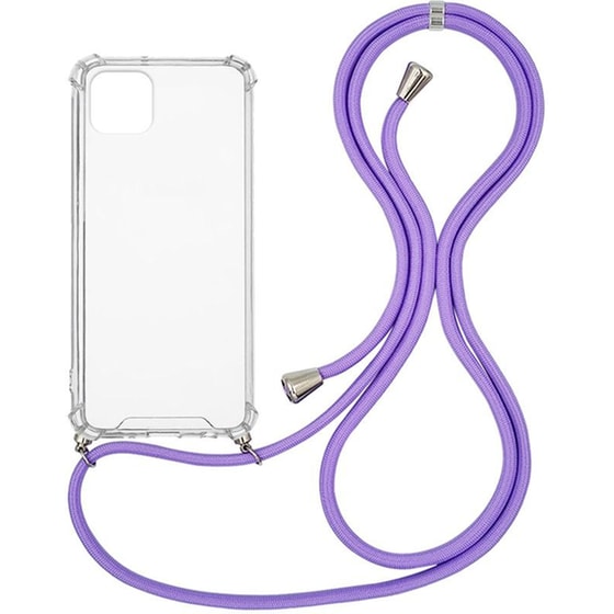 Θήκη Apple iPhone 11 Pro Max - Sonique με Κορδόνι Armor Clear - Λιλά image 0