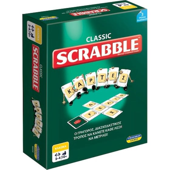 Scrabble Κάρτες Επιτραπέζιο (Desyllas Games) image 0