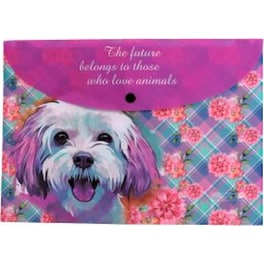 Φάκελος Back Me Up με Κουμπί A4 Love Dog