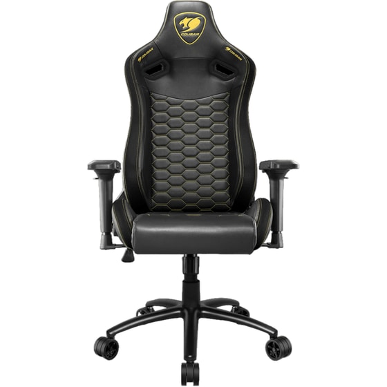 Gaming Καρέκλα Cougar Outrider S Royal από Τεχνητό Δέρμα - Μαύρη/Κίτρινη image 2