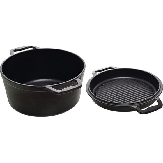 Κατσαρόλα ESTIA IRON 01-14582 25 cm Μαύρο image 3