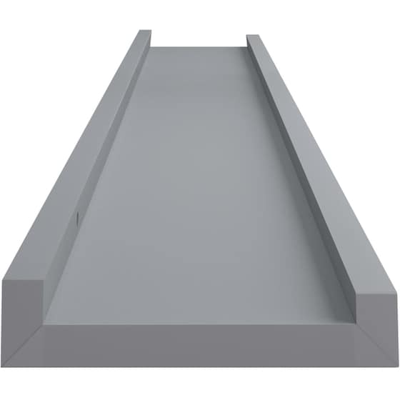 Ράφια Τοίχου VidaXL από MDF 80x9x3 cm 2 Τμχ - Γκρι image 4