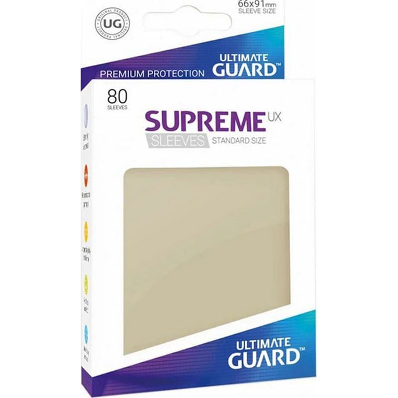 ULTIMATE GUARD Ultimate Guard Supreme Ux Sleeves Standard Size Sand (80 Sleeves)