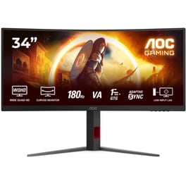 AOC CU34G4 Gaming Monitor 34" WQHD VA Curved 180Hz 1ms