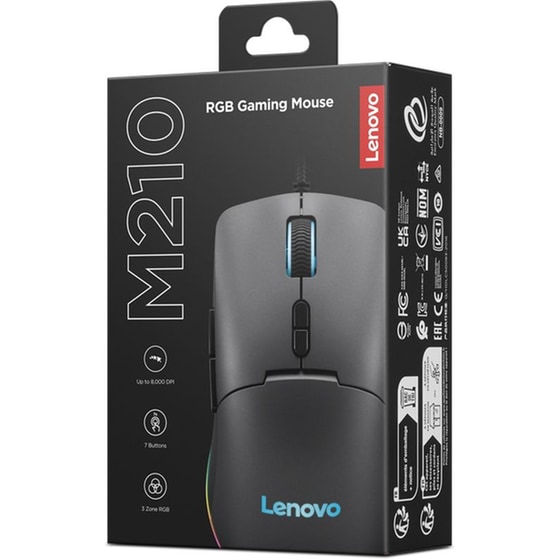 Lenovo M210 RGB Gaming Ενσύρματο Ποντίκι - Black image 6