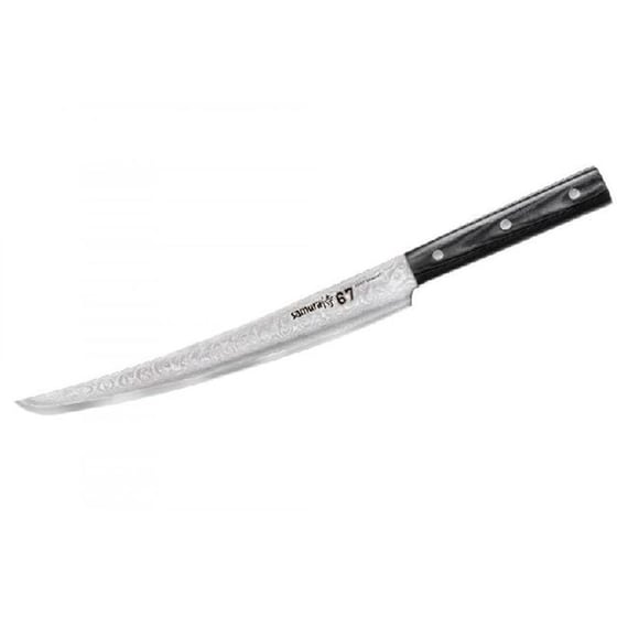 Μαχαίρι Κρέατος Samura Damascus 67 από Ανοξείδωτο Ατσάλι 23 cm - Μαύρο image 0