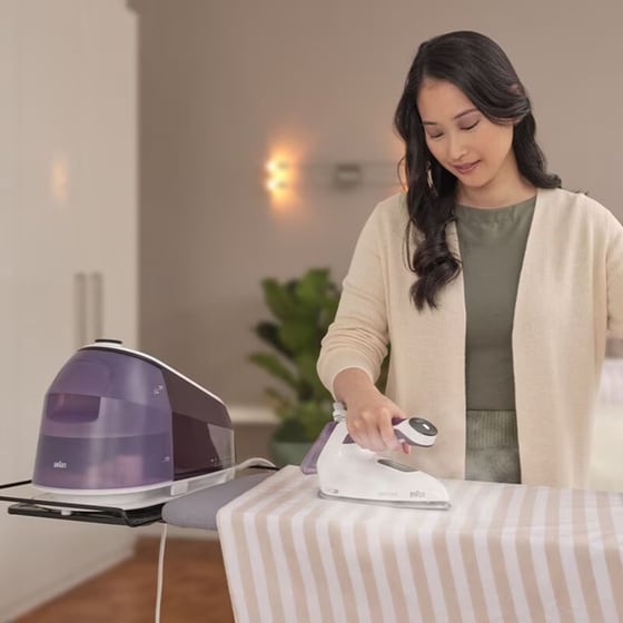 BRAUN CareStyle 5 Steam IS5247VI 7.5 bar με Δοχείο Νερού 2 L Μωβ Σύστημα Σιδερώματος image 4