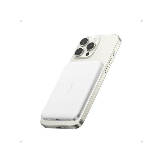 Powerbank Anker Nano MagSafe Qi2 5000mAh 15W με Θύρα USB-C - Λευκό image 0
