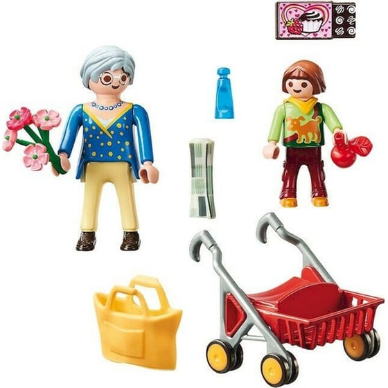 PLAYMOBIL® City Life Γιαγιά με Εγγονή (70194) image 1