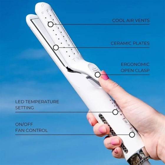 Πρέσα  Mπουκλιέρα Μαλλιών Αέρος Dsp Cool Air Luxe + Βούρτσα Αέρος (10360) image 6