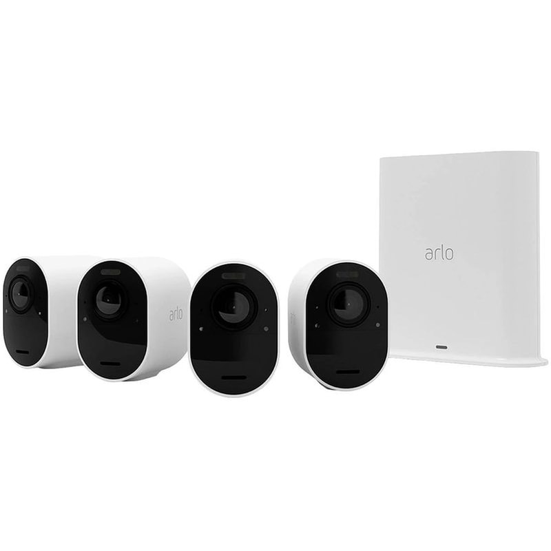 ARLO Ασύρματη IP Camera Arlo Ultra 2 4K UHD Αδιάβροχη Μπαταρίας (4 Τμχ)