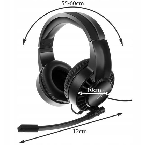 Dunmoon G505 Gaming Ενσύρματα Ακουστικά 3.5 mm με Rgb Φωτισμό - Μαύρα image 2