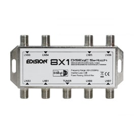 Διακόπτης Edision DISEQC 8x1 - Ασημί