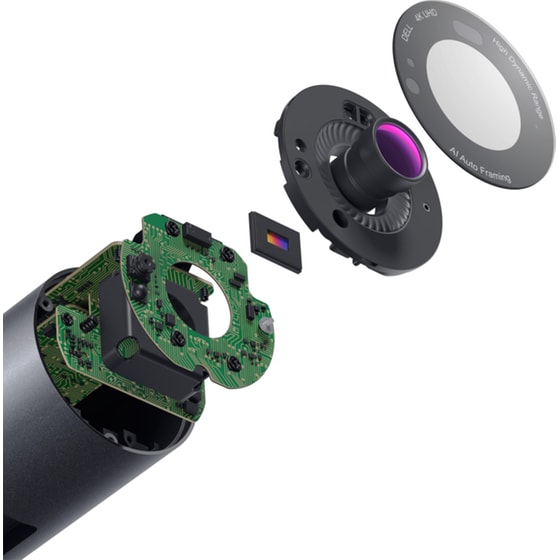 Dell UltraSharp Wb7022 Web Camera Quad HD 4K - Μαύρο image 2