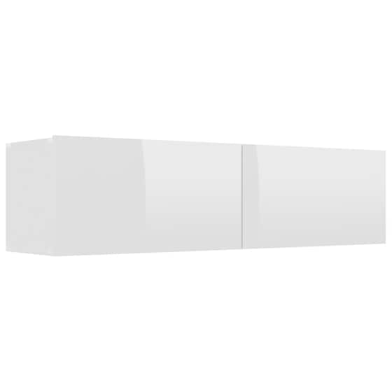 Έπιπλο Τηλεόρασης VidaXL από Μοριοσανίδα 120x30x30cm - Λευκό image 0