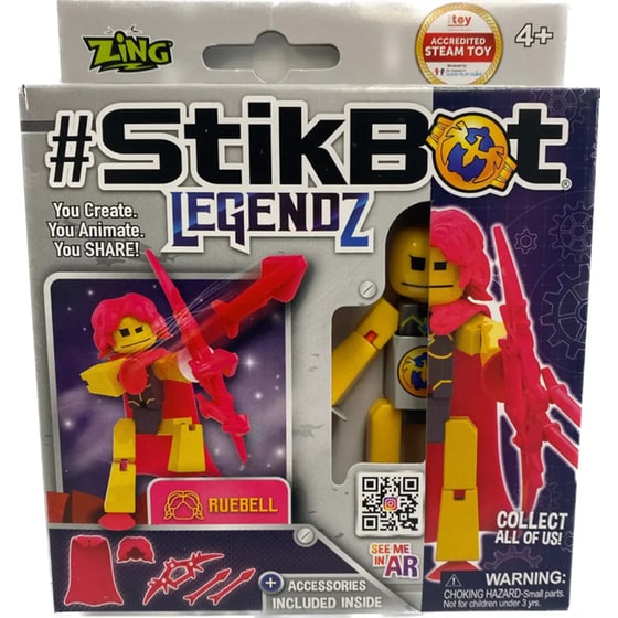 Zing Stikbot Legendz Ruebell Φιγούρες Κατασκευών image 0