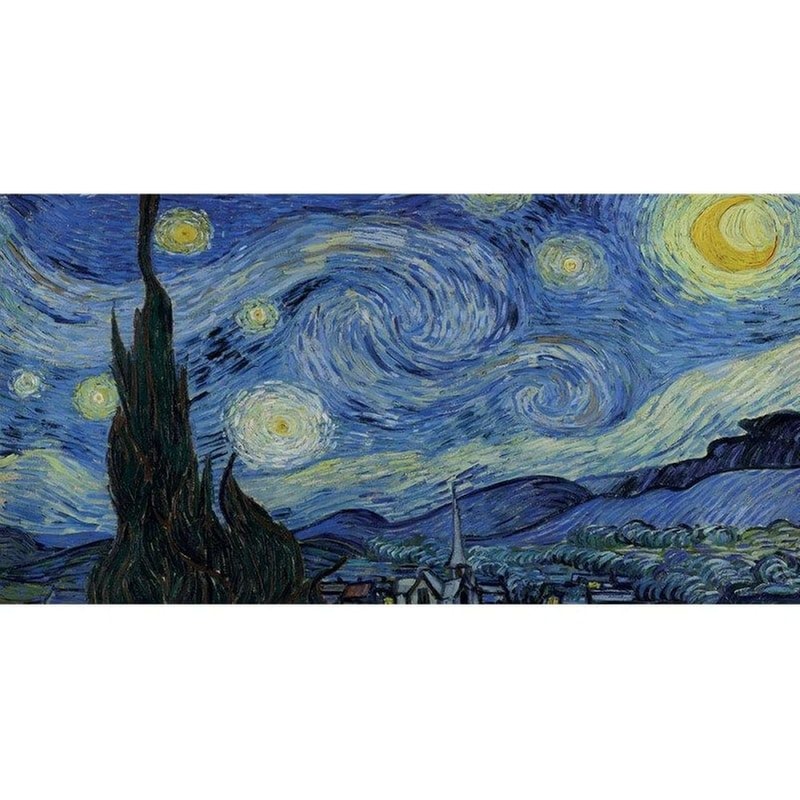 ANGO Ango Starry Night 84121 Mouse Pad XL 780mm Μπλε/Κίτρινο