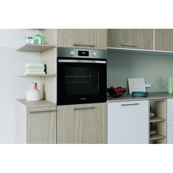 INDESIT IO 255HS X 70 Lt Inox Εντοιχιζόμενος Φούρνος Άνω Πάγκου image 4
