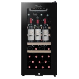 LA SOMMELIERE LS38BLACK για 38 Μπουκάλια Μαύρο Συντηρητής Κρασιών