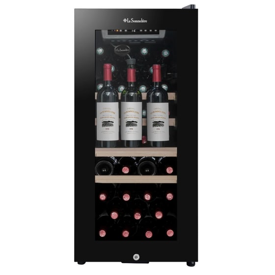 LA SOMMELIERE LS38BLACK για 38 Μπουκάλια Μαύρο Συντηρητής Κρασιών image 0